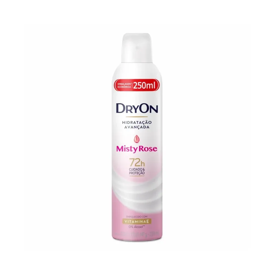 Desodorante Aerossol Misty 72h Hidratação Avançada 250ml