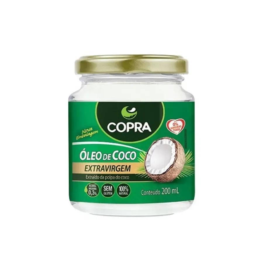 OLEO DE COCO EXTRA VIRGEM 200ML