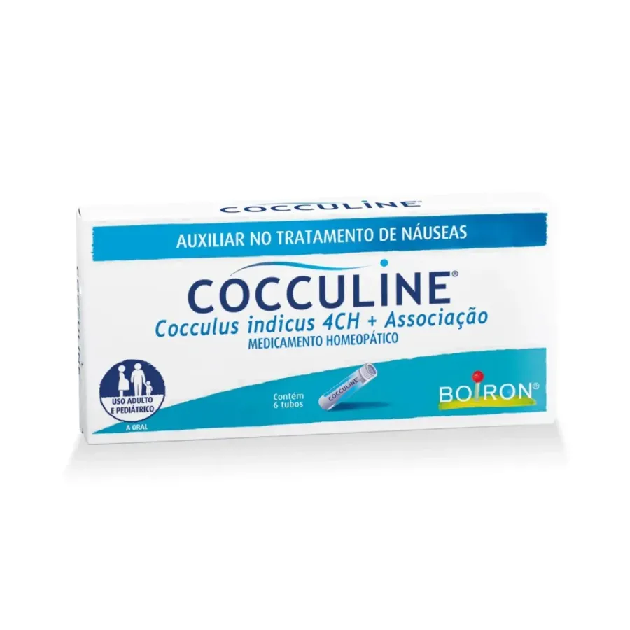 Cocculine Boiron Homeopático para Náuseas e Vômitos 6 Tubos
