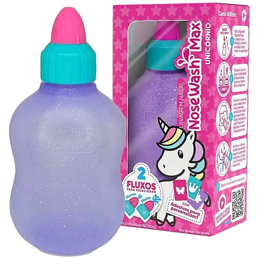 Dispositivo para Lavagem Nasal Nosewash Max Unicórnio 1 Unidade