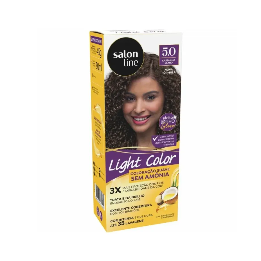 Coloração Salon Line Light Color 5.0 Castanho Claro