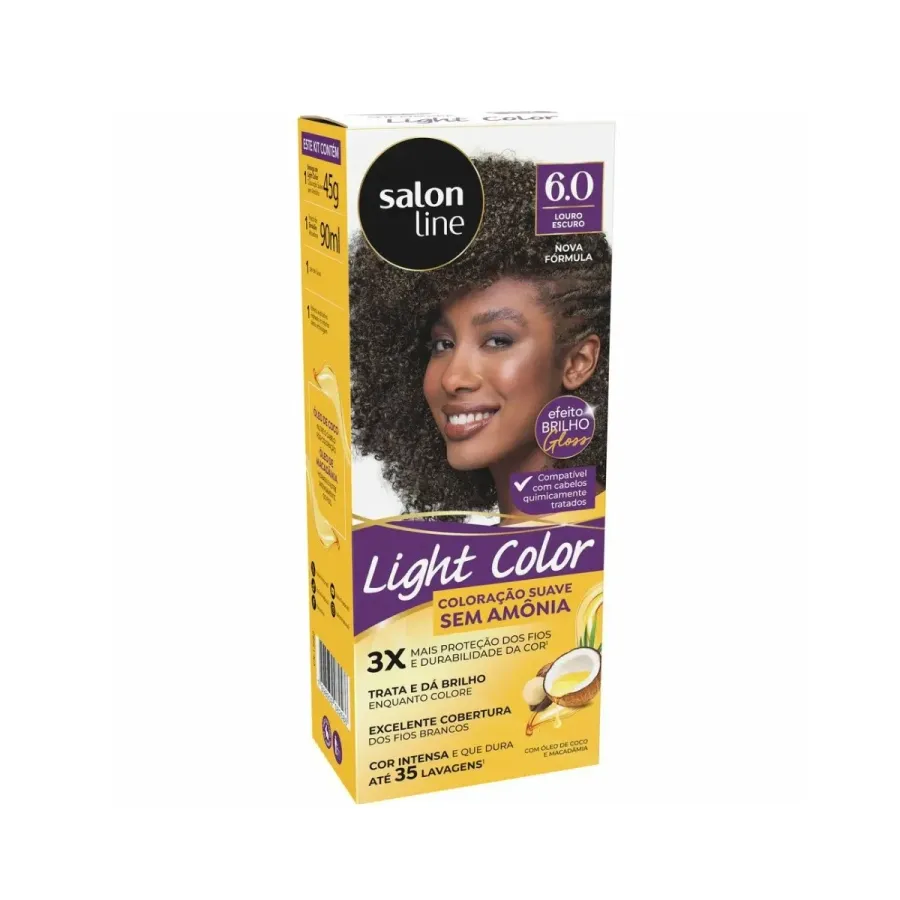 Coloração Salon Line Light Color 6.0 Louro Escuro