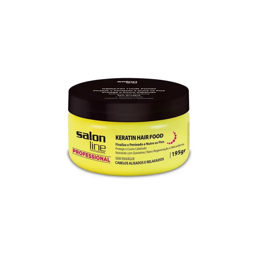 POMADA SALON LINE 195G KERATIN HAIR FOOD