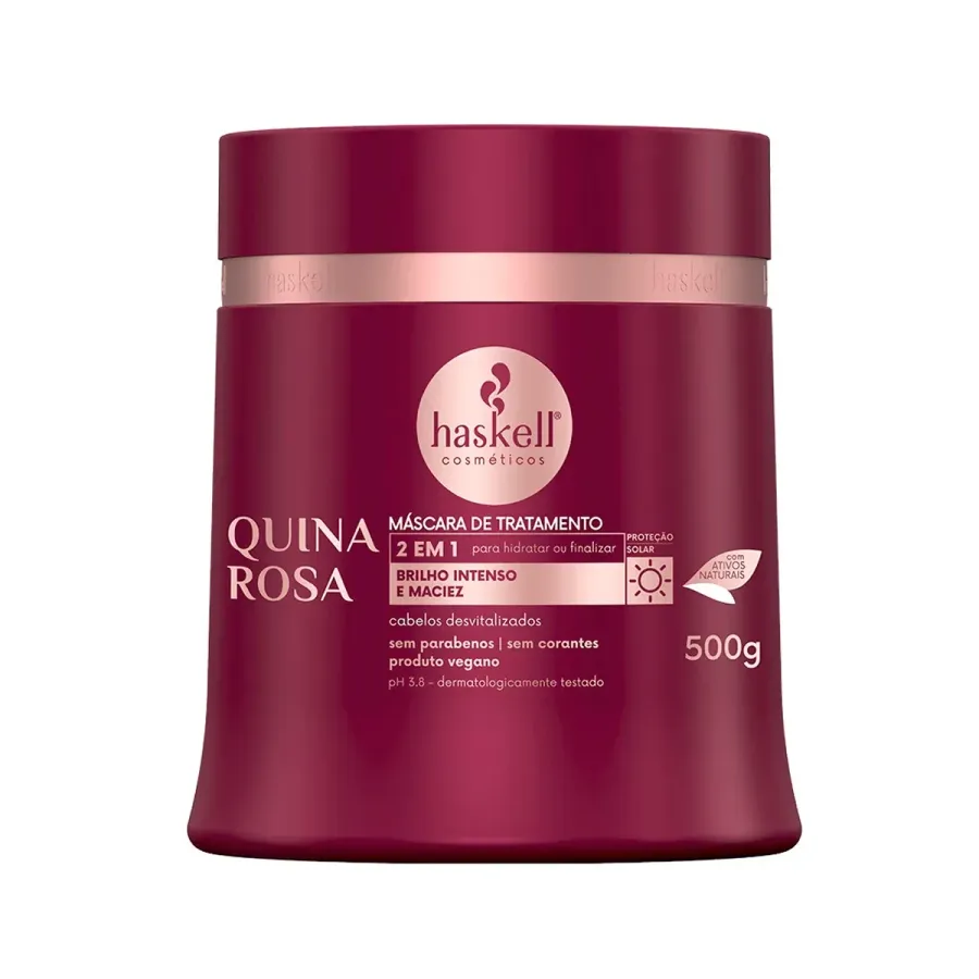 Máscara Haskell Quina Rosa 500g