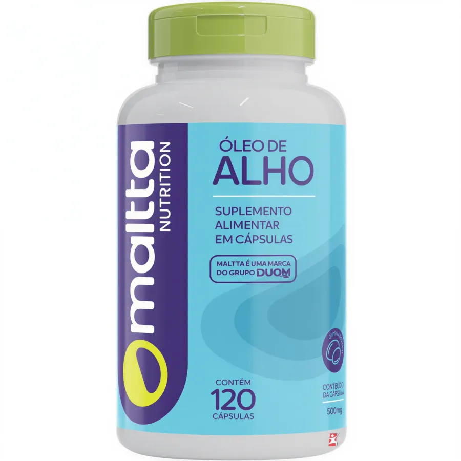 Óleo de Alho 500mg 120 Cápsulas Softgel – Maltta Nutrition