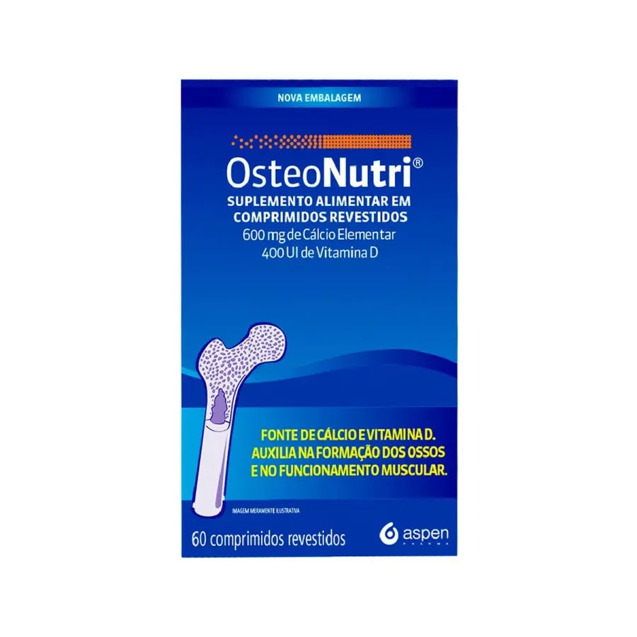 Osteonutri 600mg+400ui 60 Comprimidos