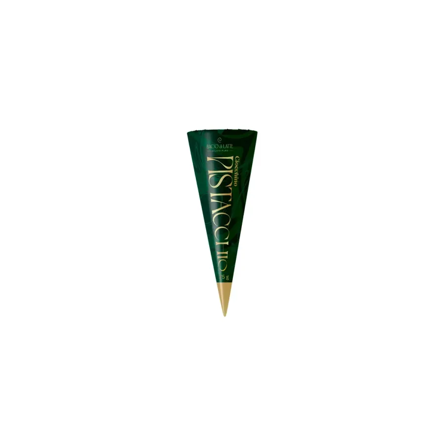 Sorvete Bacio Di Latte Cone Ciocchino Pistacchio 1 Unidade