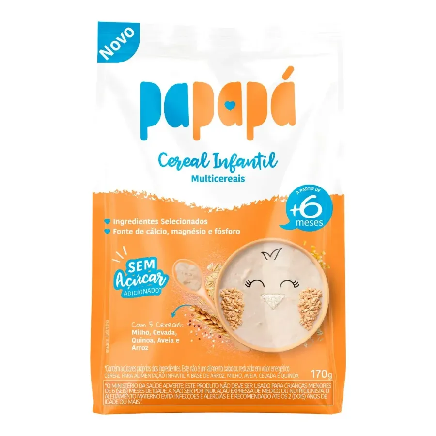 CEREAL PAPAPA MULTICEREAIS 170G