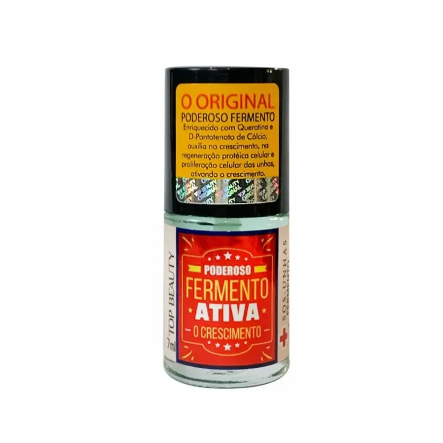 ESMALTE TOP BEAUTY SOS UNHAS FERMENTO FREE