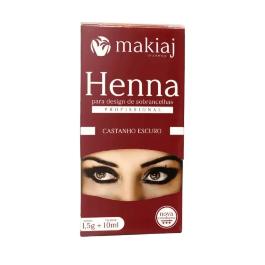 HENNA MAKIAJ CASTANHO ESCURO