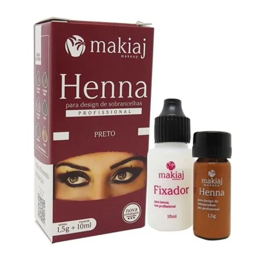 HENNA MAKIAJ PRETO UND