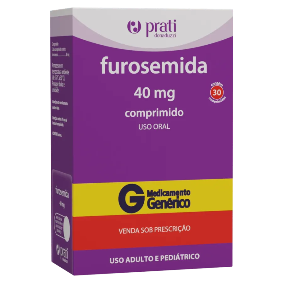 Furosemida 40mg 30 Comprimidos Prati