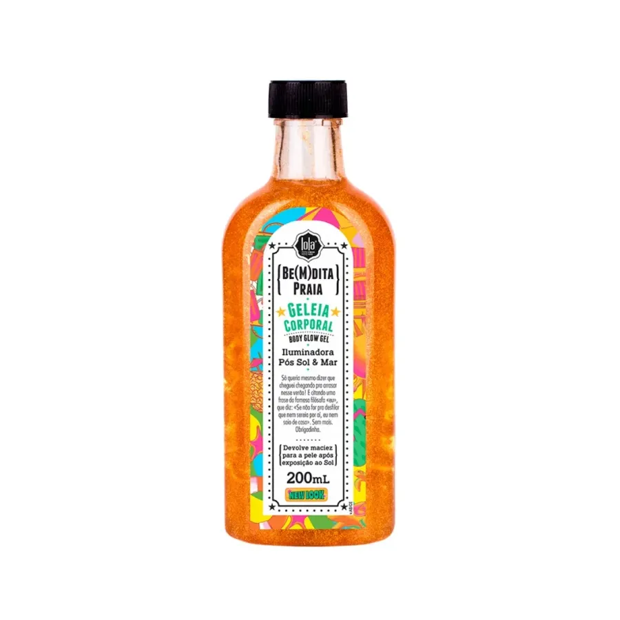 GELEIA CORPORAL ILUMINADORA LOLA BEMDITA PRAIA 200ML