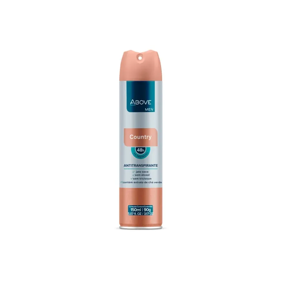 Desodorante Above Aerossol 150ml Men Country