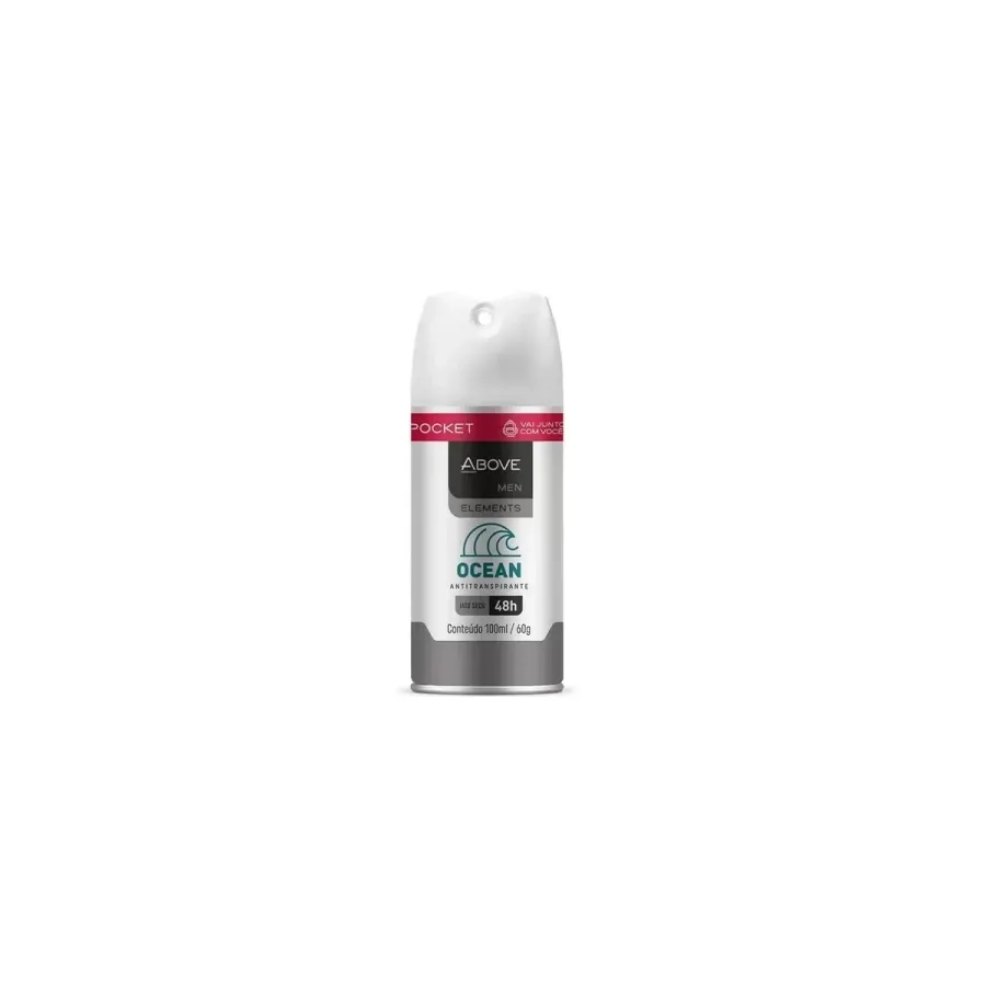 Desodorante Above Aerossol Pocket Js Ocean 100ml Men
