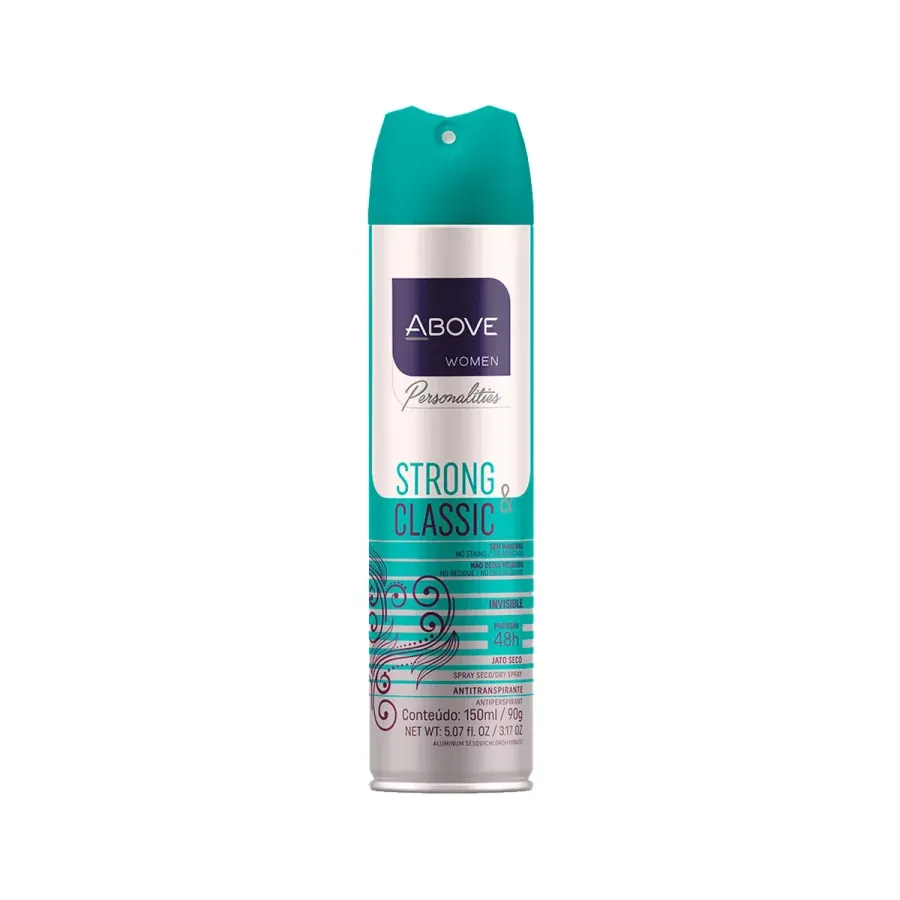 Desodorante Above Aerossol Personalities Strong e Cl