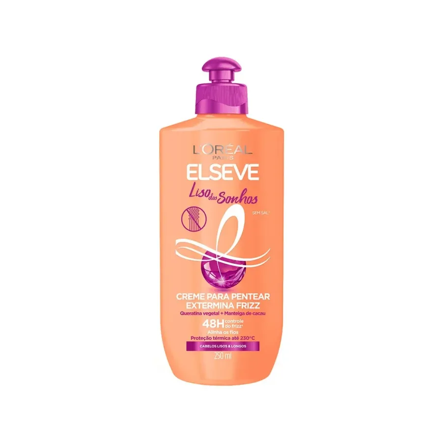 Loreal Creme de Pentear Elseve Liso Sonhos 250ml