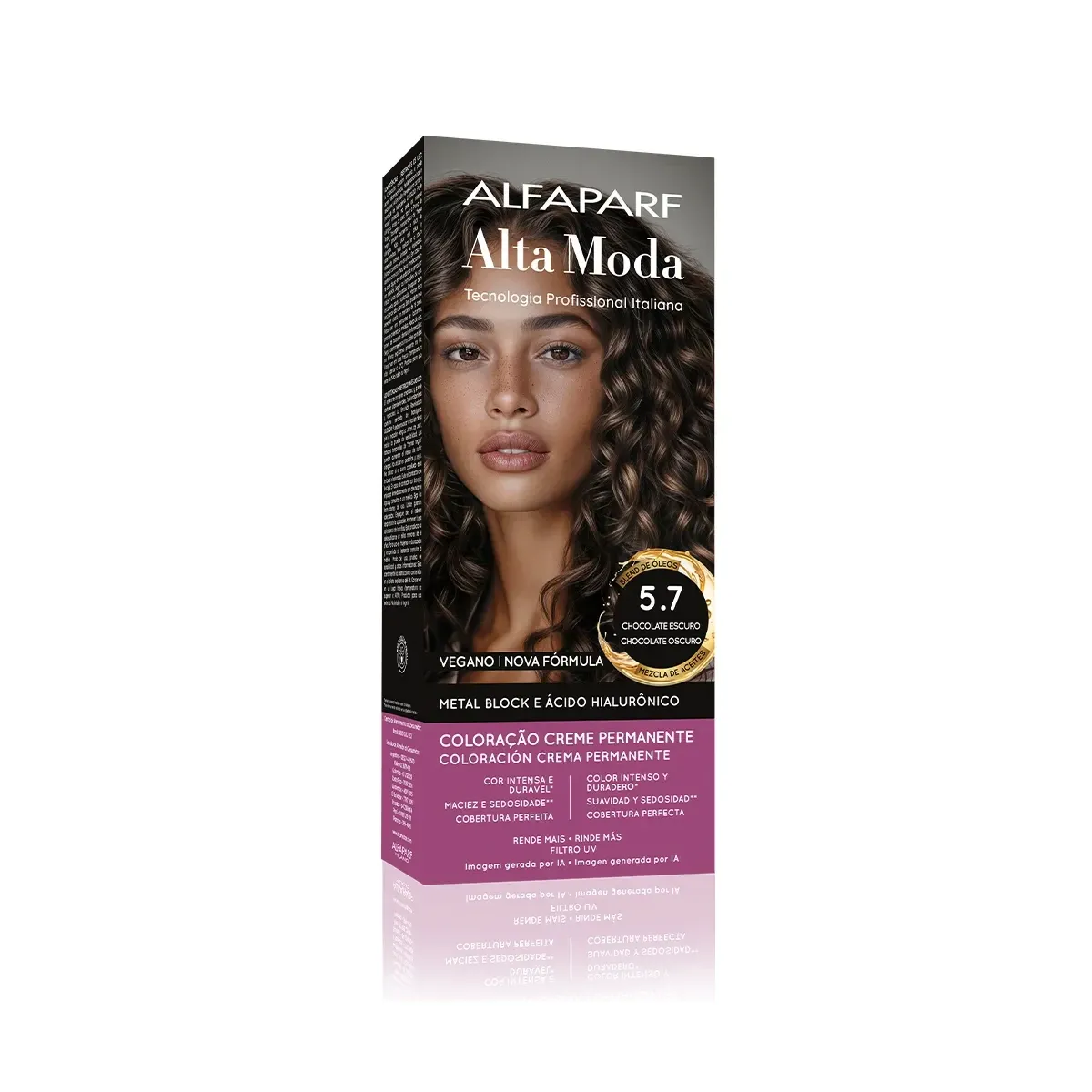 Tintura Alta Moda 5.7 Castanho Medio Lumin