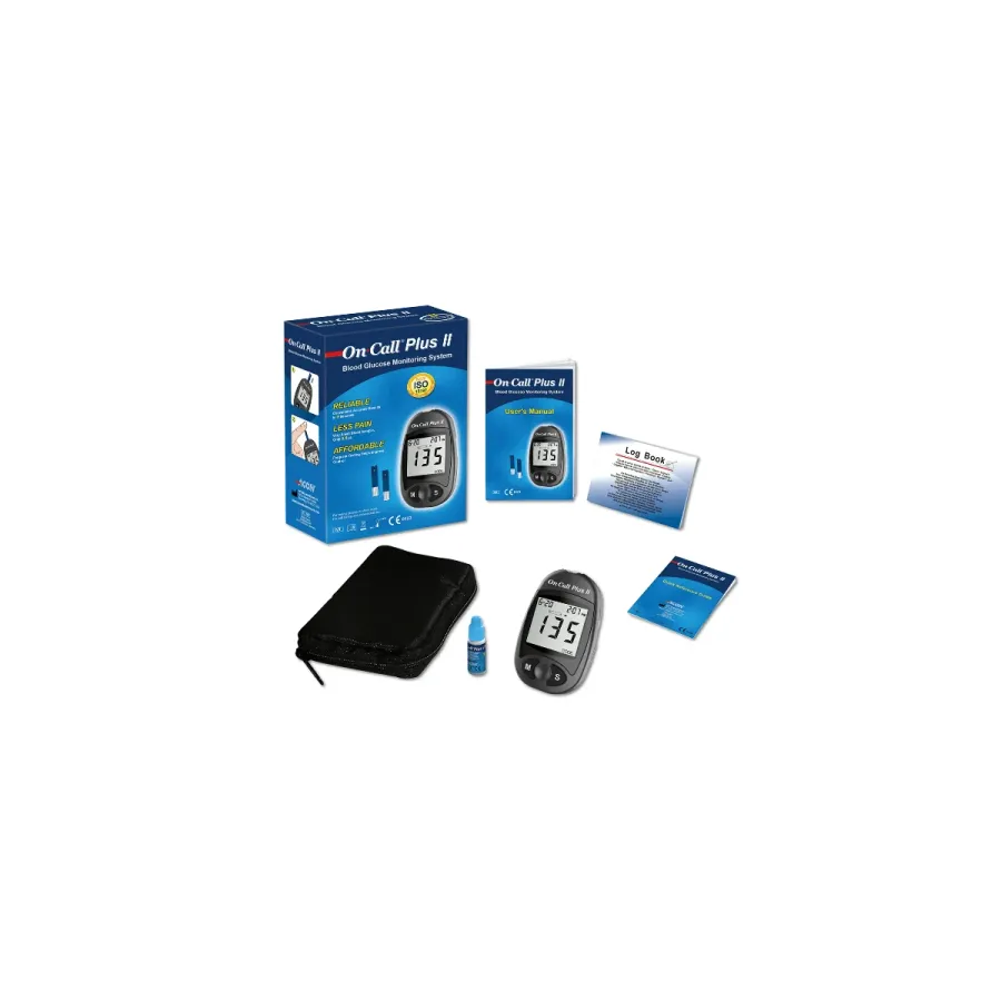 Kit Medidor de Glicose Semi Completo On Call PLUS II