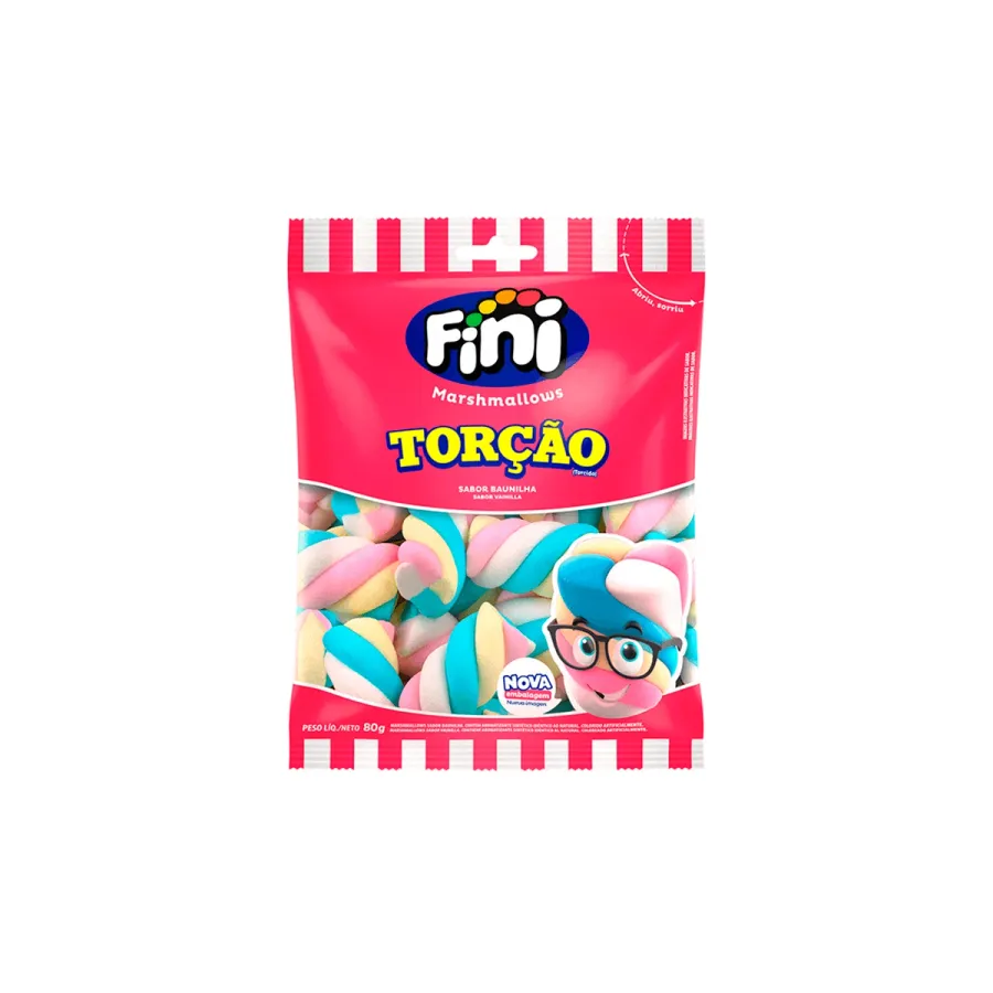 Marshmallows Fini Recheado Torcao 80g