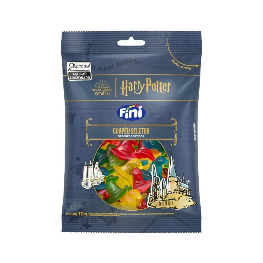BALA FINI HARRY POTTER CHAPEU SELETOR 70G