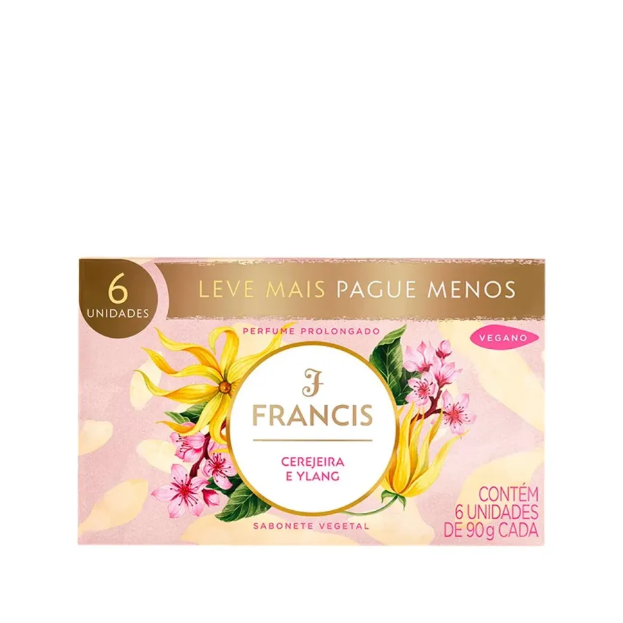 KIT SAB FRANCIS CEREJEIRA E YLANG C/6UND