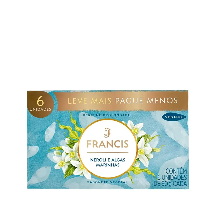 KIT SAB FRANCIS NEROLI E ALGAS MARINHAS C/6UND