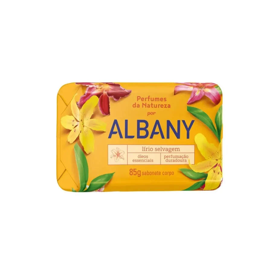 Sabonete Albany Suave Laranja
