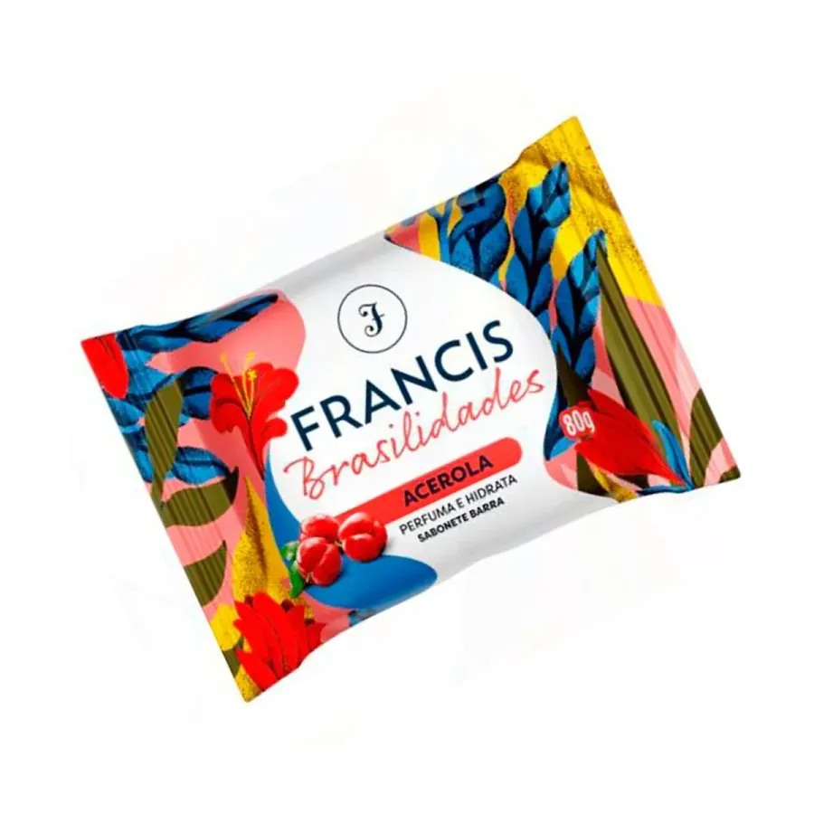 Sabonete Francis Brasilidades 80g Vermelho