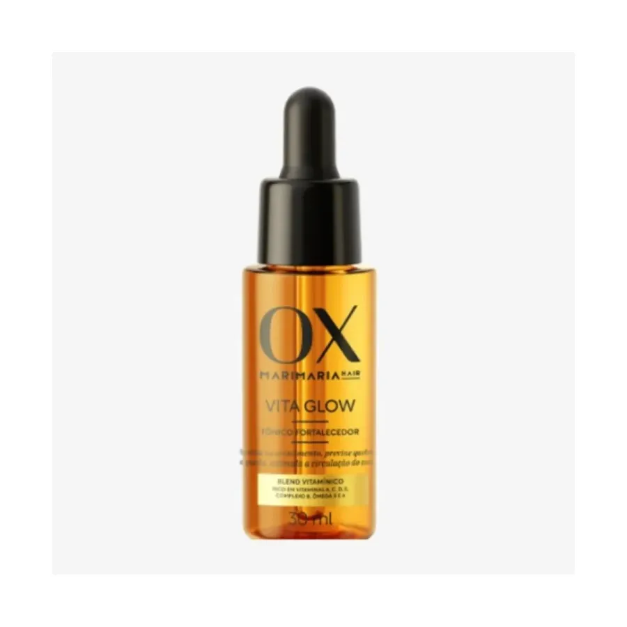 Tonico Capilar Fortalecedor Ox Cosméticos Mari Maria Hair Vita Glow 30ml