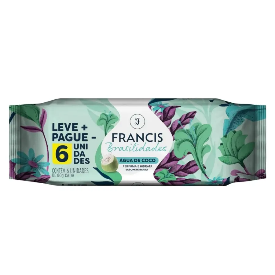 Sabonete Francis Brasilidades 80g Branco L+p