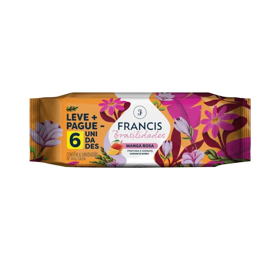 Sabonete Francis Brasilidades 80g Laran L+p-