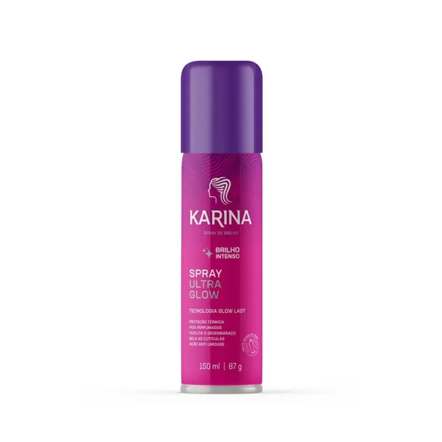Spray Capilar Karina Ultra Glow Brilho Intenso 150ml