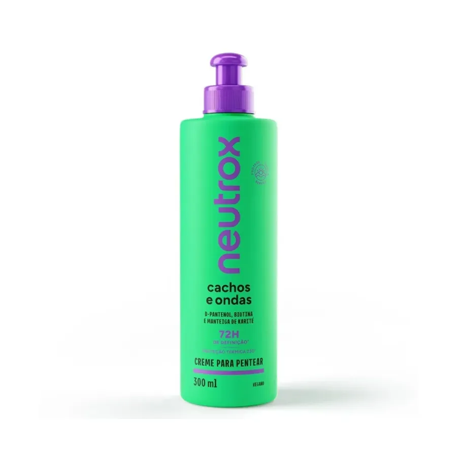 Creme para Pentear Neutrox 300ml Cachos e Ondas