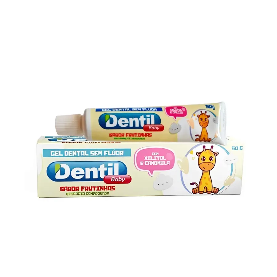 Creme Dental Dentil Baby Sem Fluor Calcio Fru