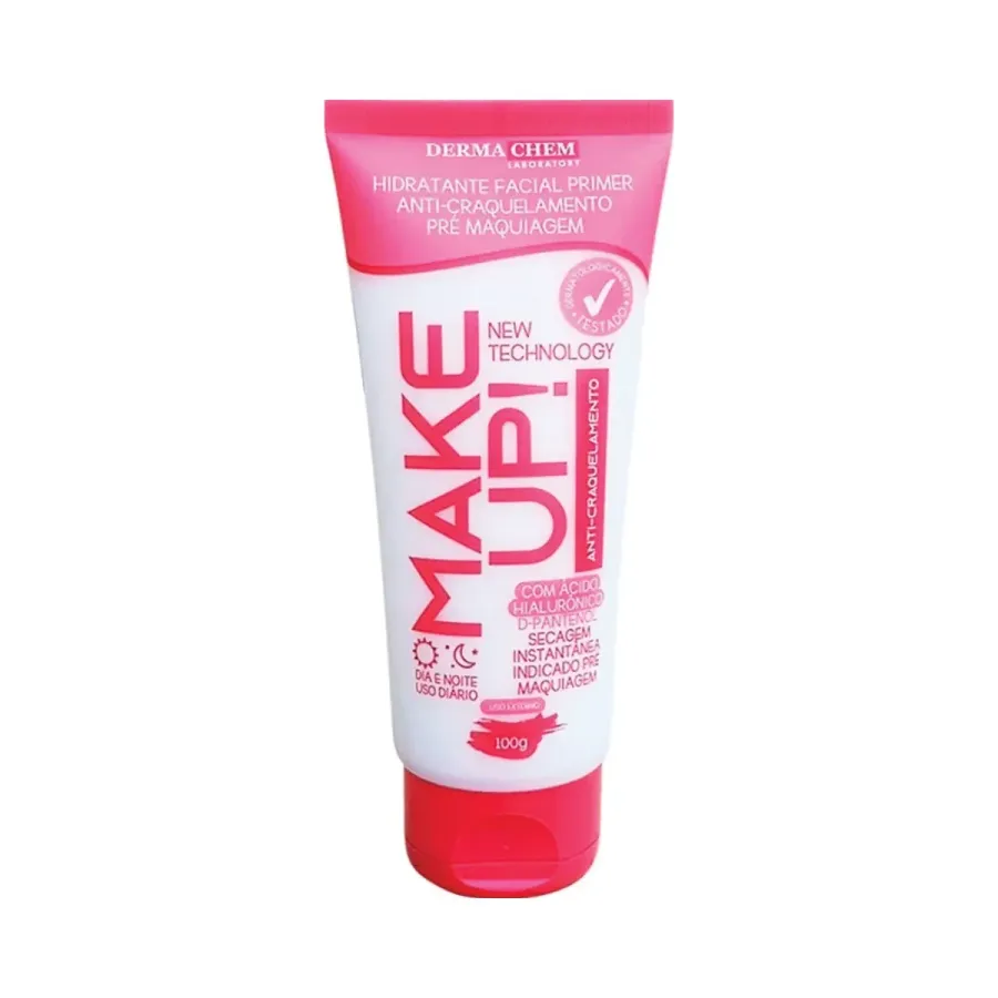 Hidratante Facial Primer Anti-Craquelamento Dermachem Makeup 100ml