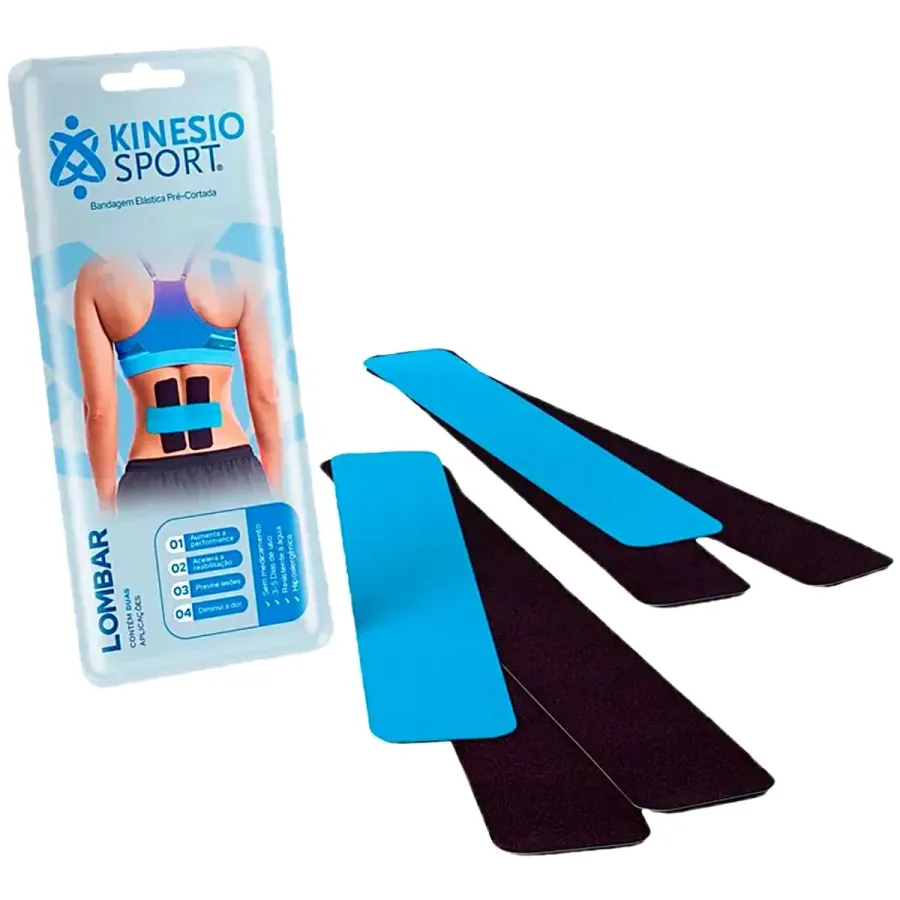 BANDAGEM ELAST KINESIO SPORT LOMBAR