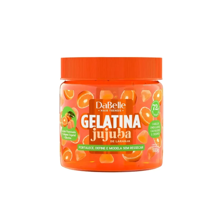 Gelatina Dabelle Jujuba de Laranja 500g