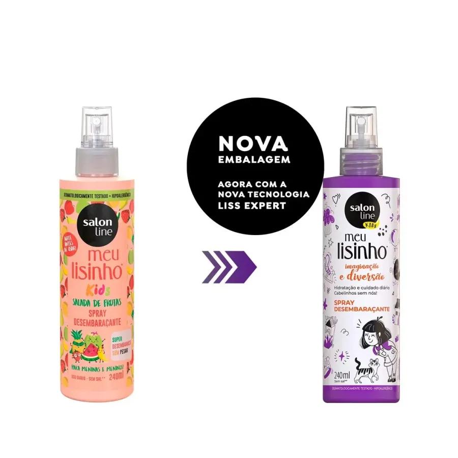 SPRAY SALON LINE 240ML MEU LISINHO KIDS