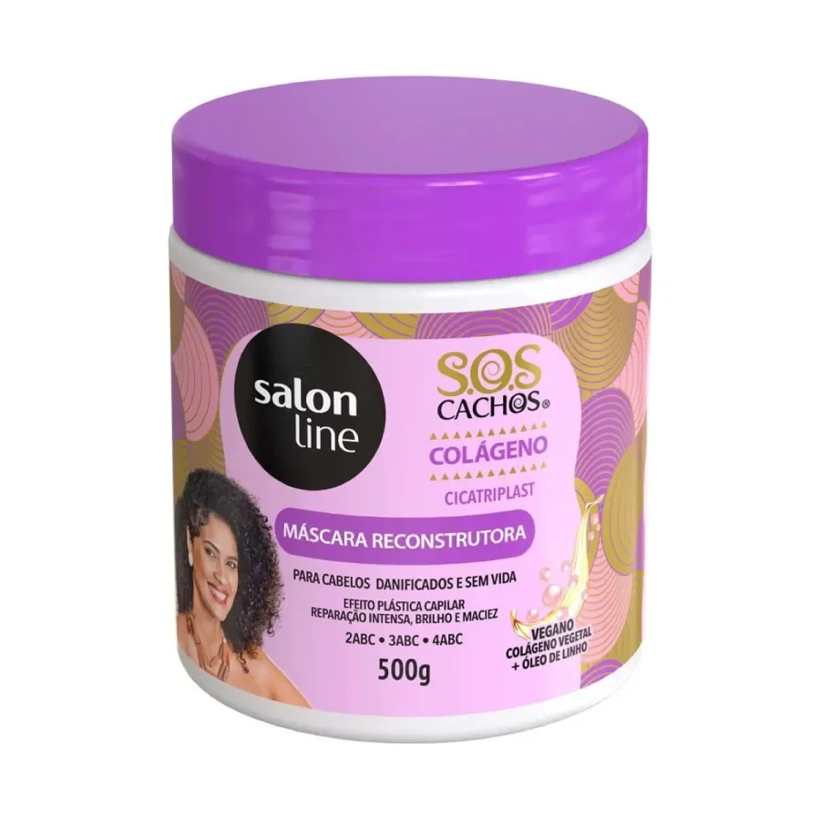 Salon Line Máscara Reconstrutora Colageno 500g