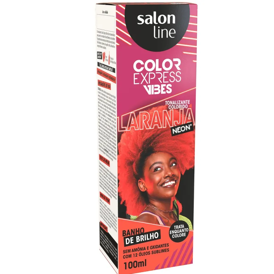 TIN COLOR EXPRESS VIBES 100ML LARANJA NEON