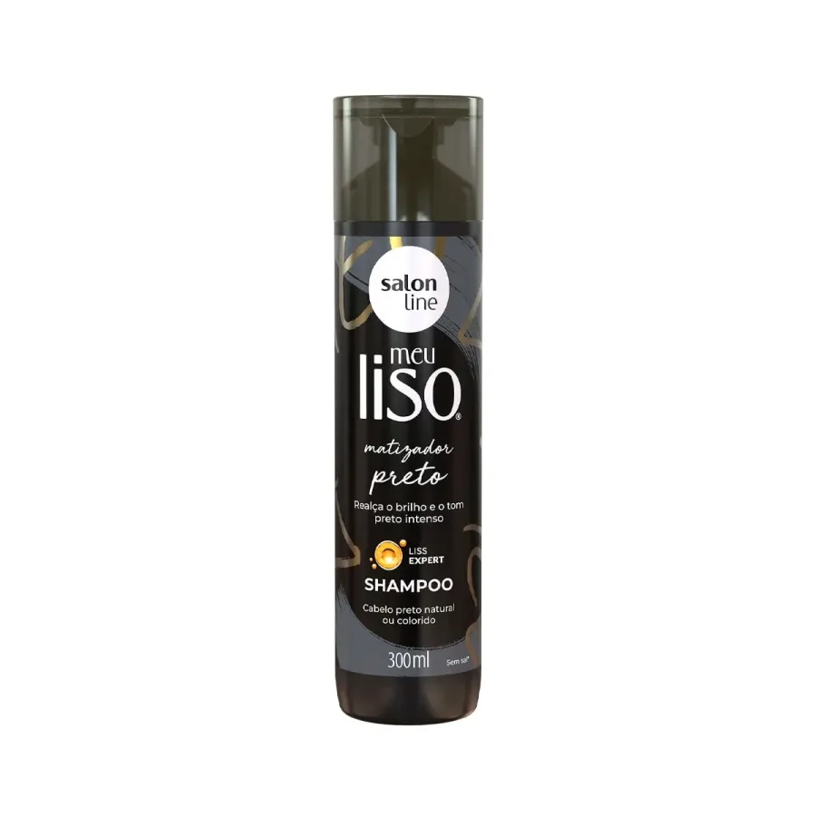 Shampoo Meu Liso Matiz Preto 300ml