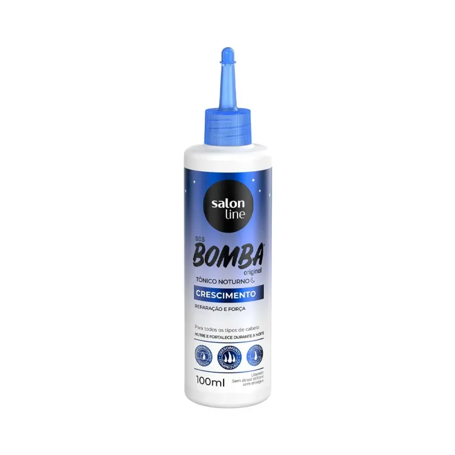 TONICO SALON LINE 100ML SOS BOMBA ORIGINAL NOTURNO
