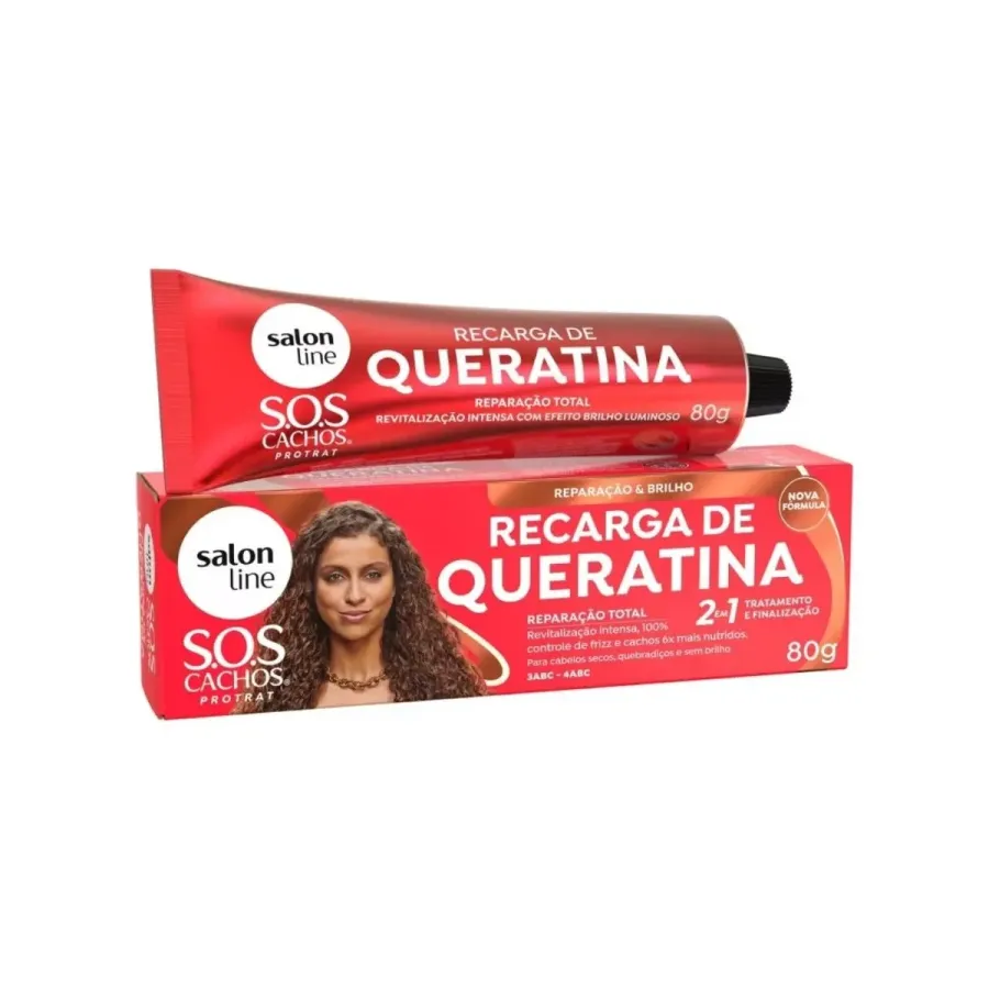 RECARGA QUERATINA SALON LINE 80G REPARAÇAO TOTAL