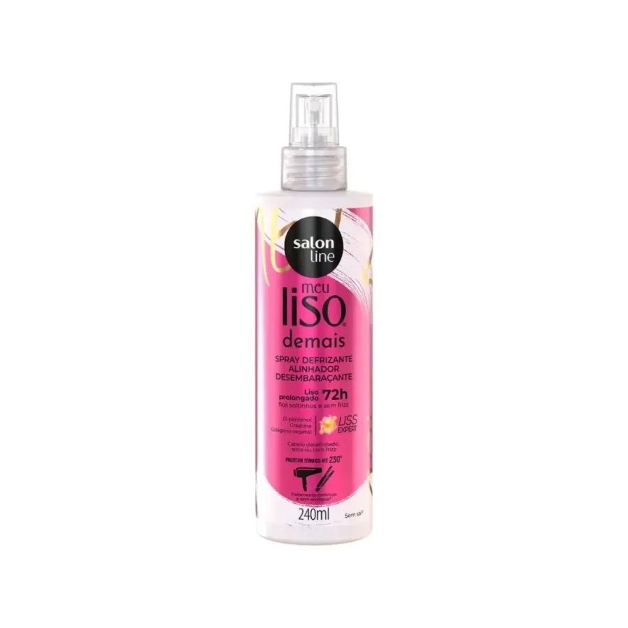 SPRAY DEFRIZANTE MEU LISO 240ML PROT TERMICO