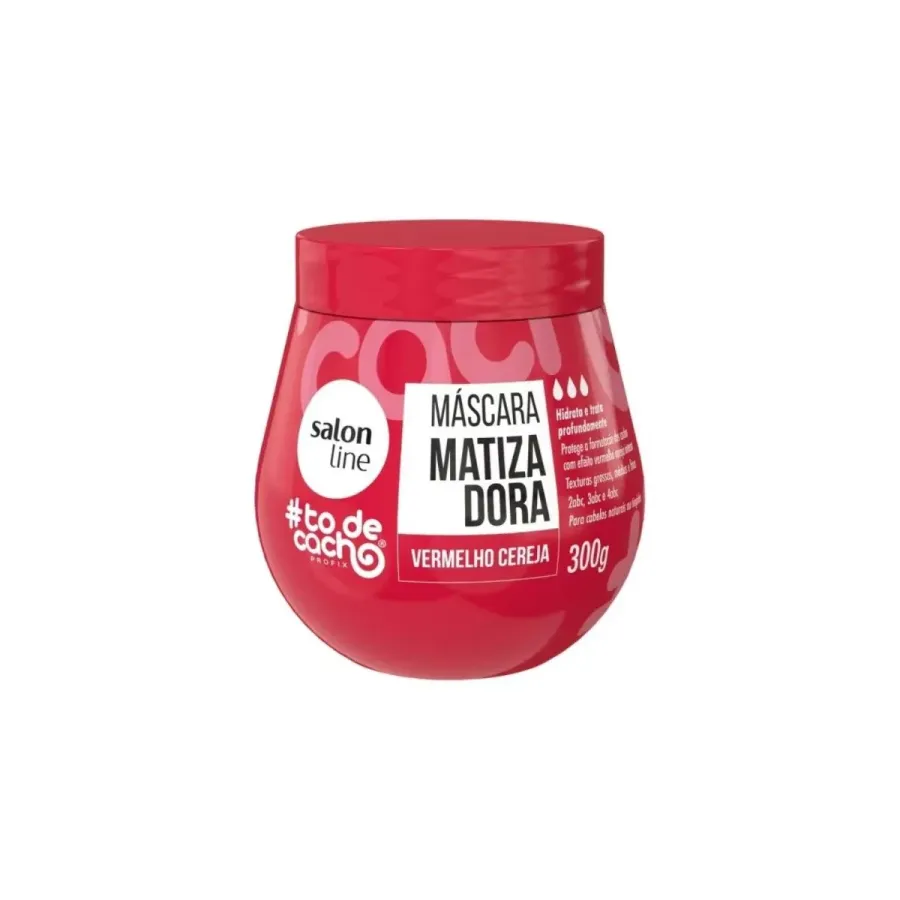 Máscara Salon Line #todecacho Vermelho Cereja 300g