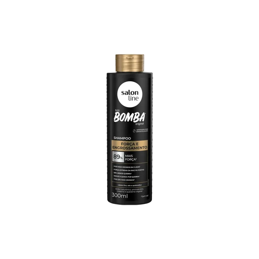 Shampoo Salon Line S.o.s Bomba Forca e Engrossamento 300ml