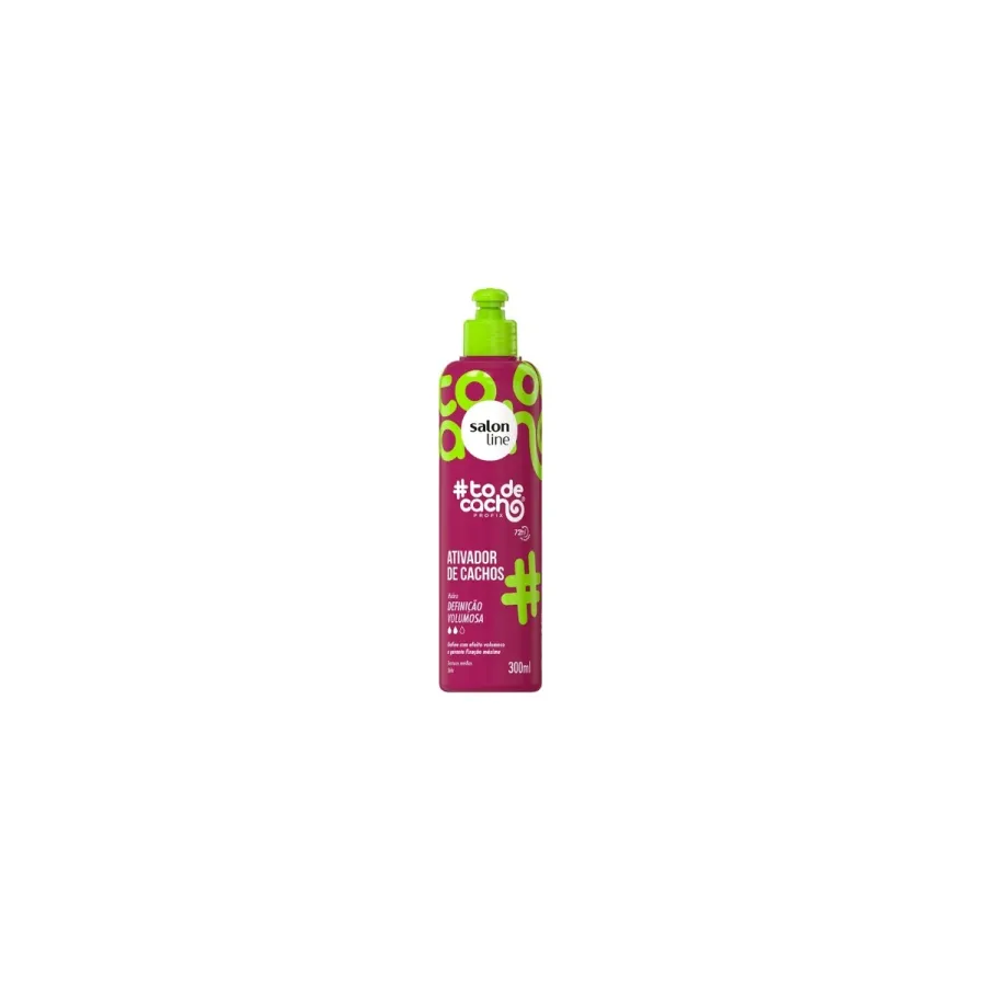 ATIVADOR DE CACHOS SALON LINE 300ML DEFINIÇAO VOLUMOSA