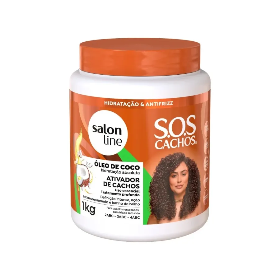 ATIVADOR SALON LINE 1KG SOS OLEO DE COCO