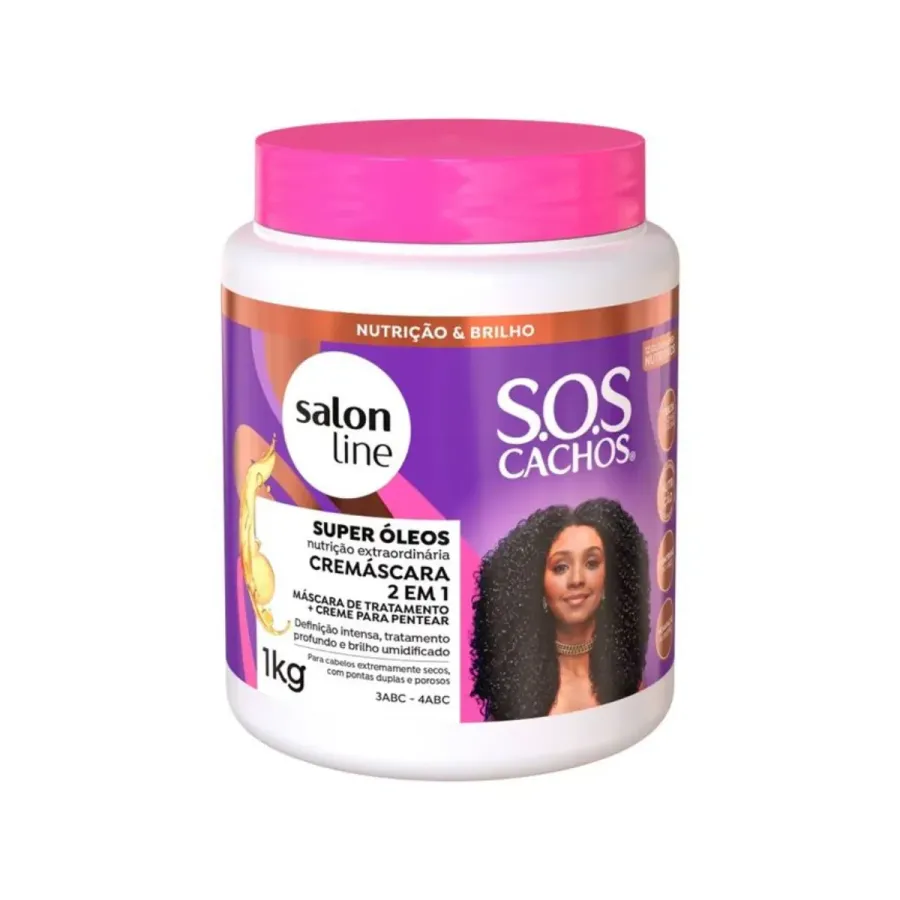 CR DE PENTEAR SALON LINE 1KG SOS SUPER OLEOS